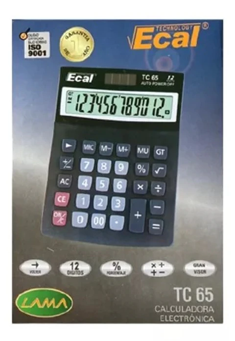 Calculadora Lama Tc65 Grande 12 Digitos