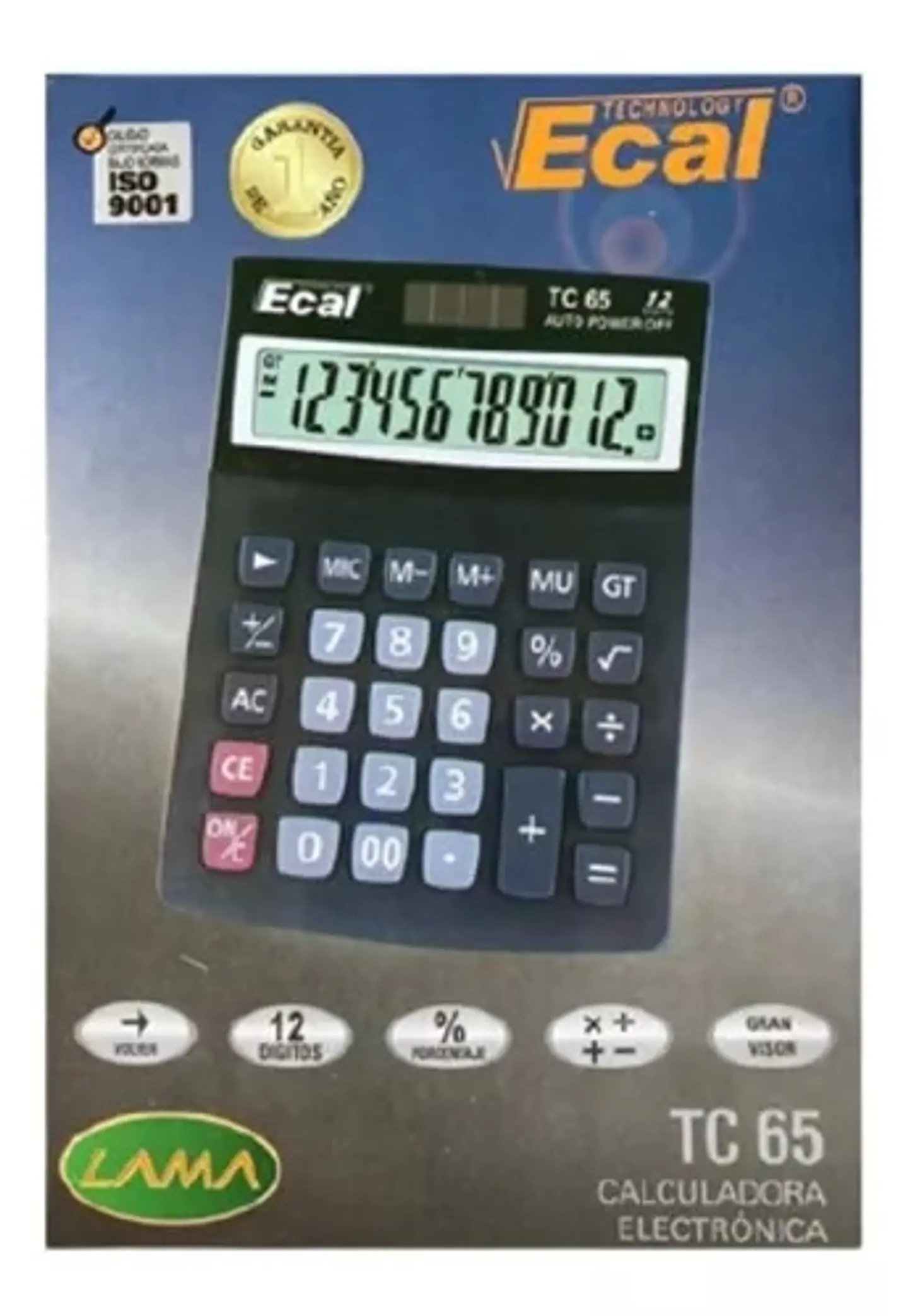 Calculadora Lama Tc65 Grande 12 Digitos 1