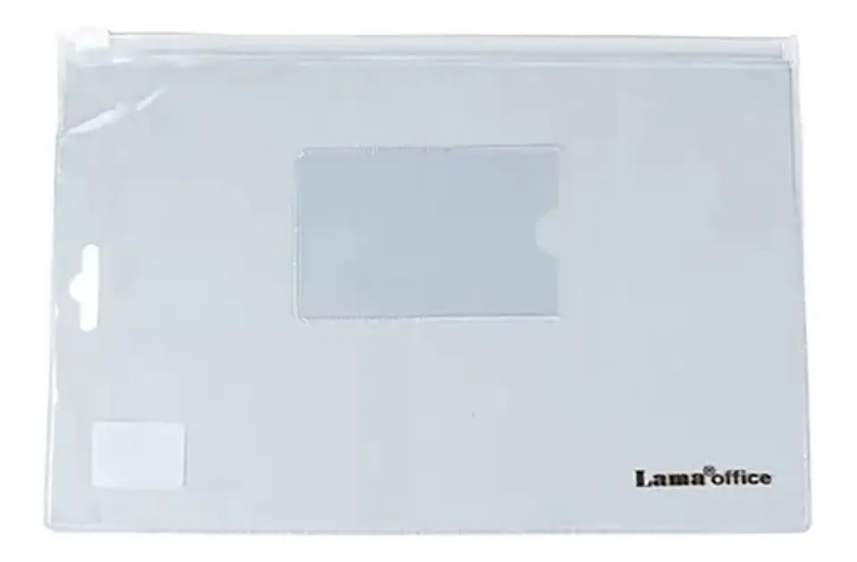 Sobre Lama Pvc Zip Oficio Cristal 1