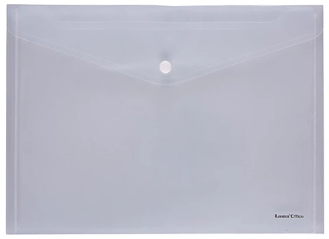 Sobre C/boton Horizontal A5 Transparente Lama