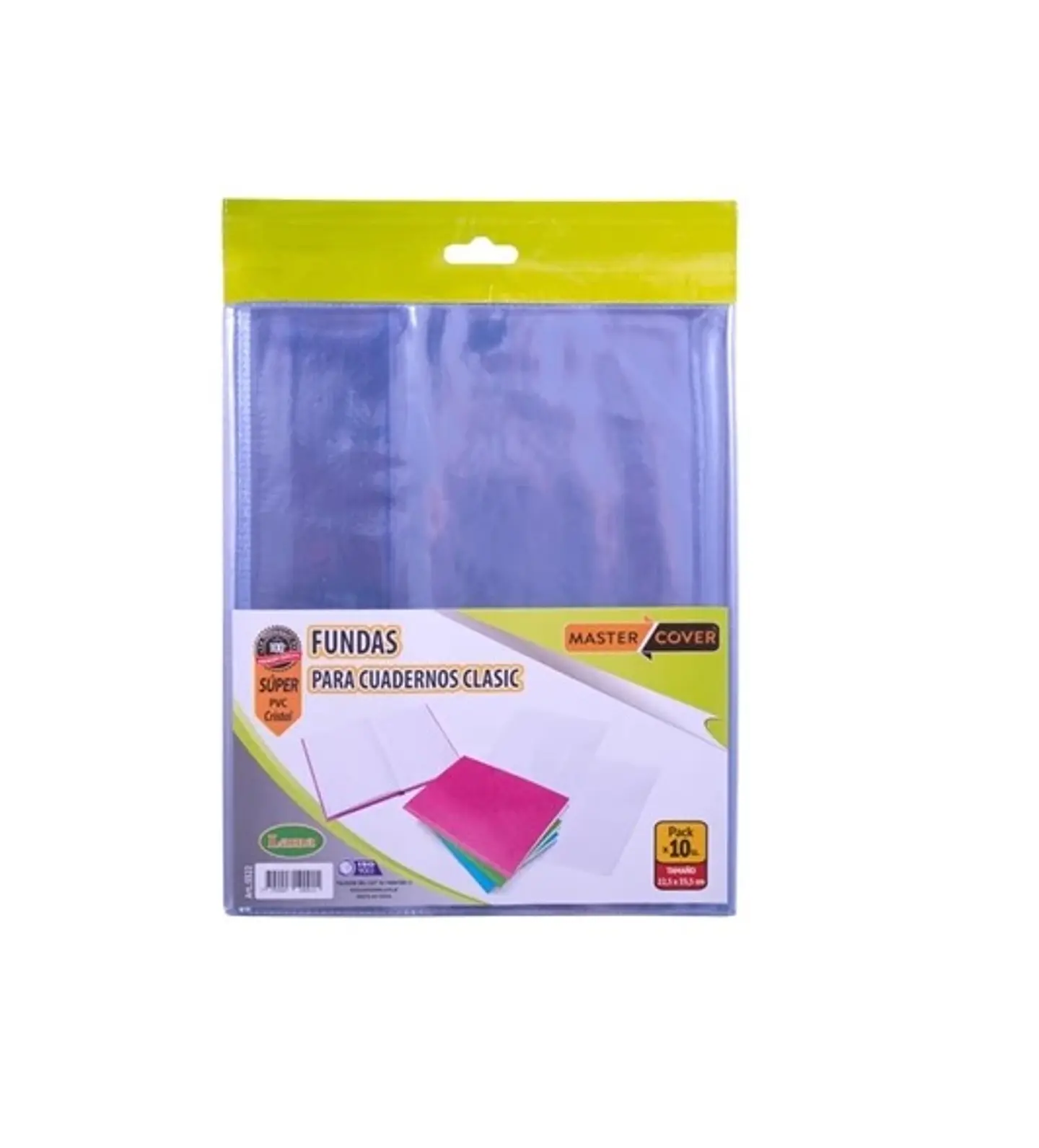 Funda Lama P/cuaderno Clasic X 10u. Pvc 1