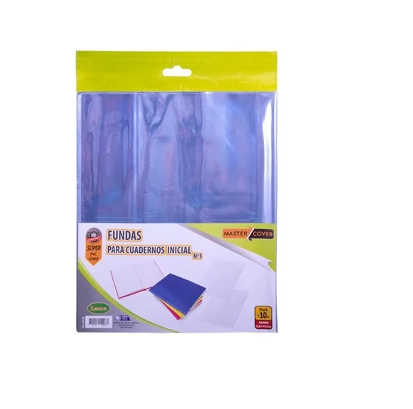 Funda Lama P/cuaderno N°3 X 10u. Pvc 1