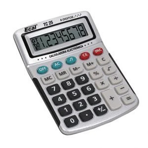 Calculadora Lama Tc25 Mediana 8 Digitos