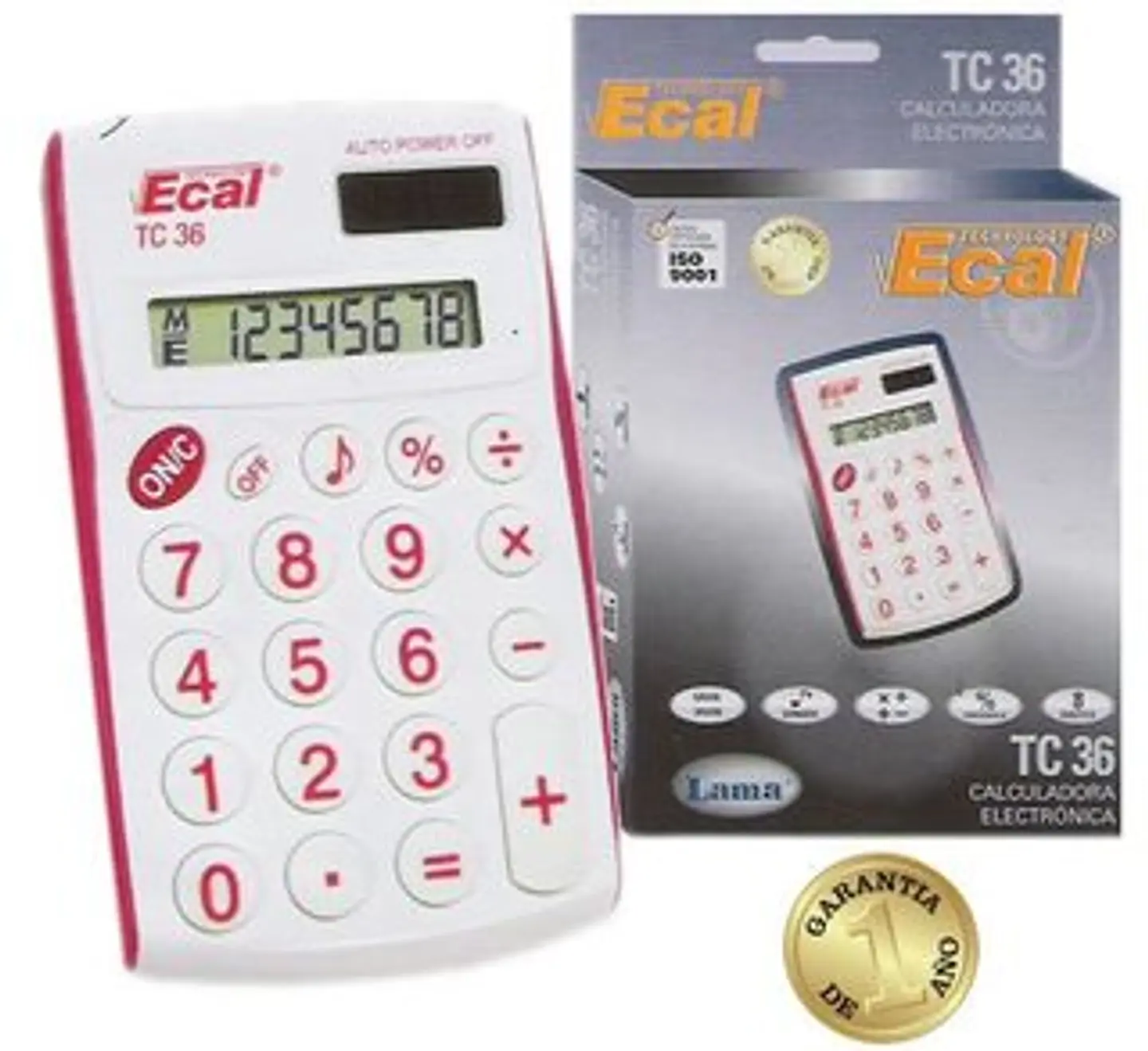 Calculadora Lama Tc36 Bolsillo 8 Digitos 1