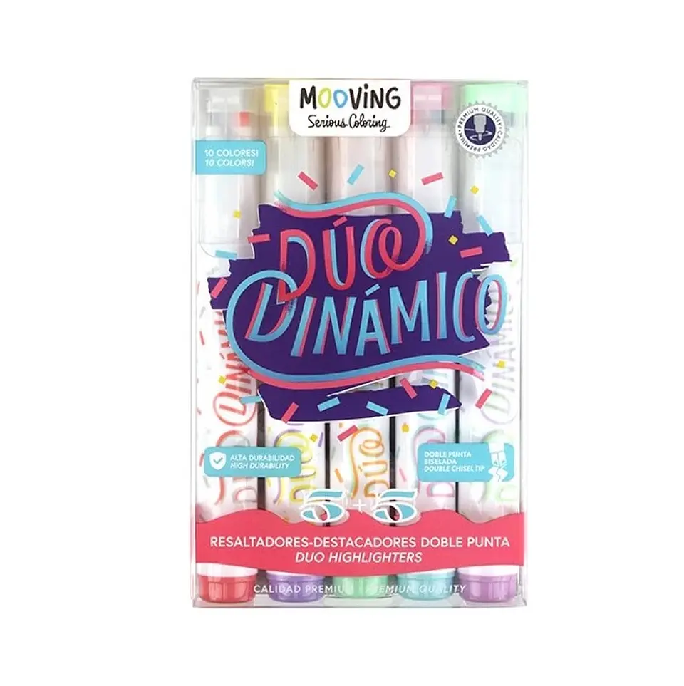 Resaltador Mooving Duo Dinamico 5+5 (3051405) 1