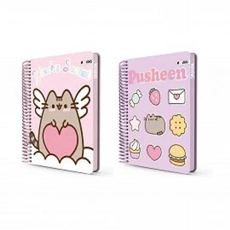 Cuaderno Mooving Premium 1/2 Oficio Pusheen 96h Rayado (1231207) 1