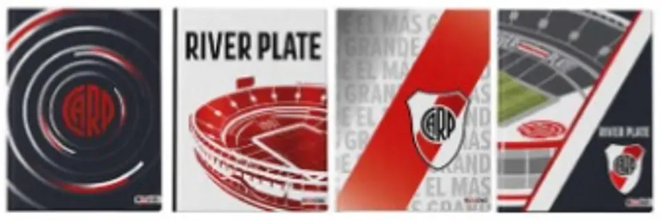 Cuaderno Mooving T/dura River Plate 16x21 48h =  (1203125) 1