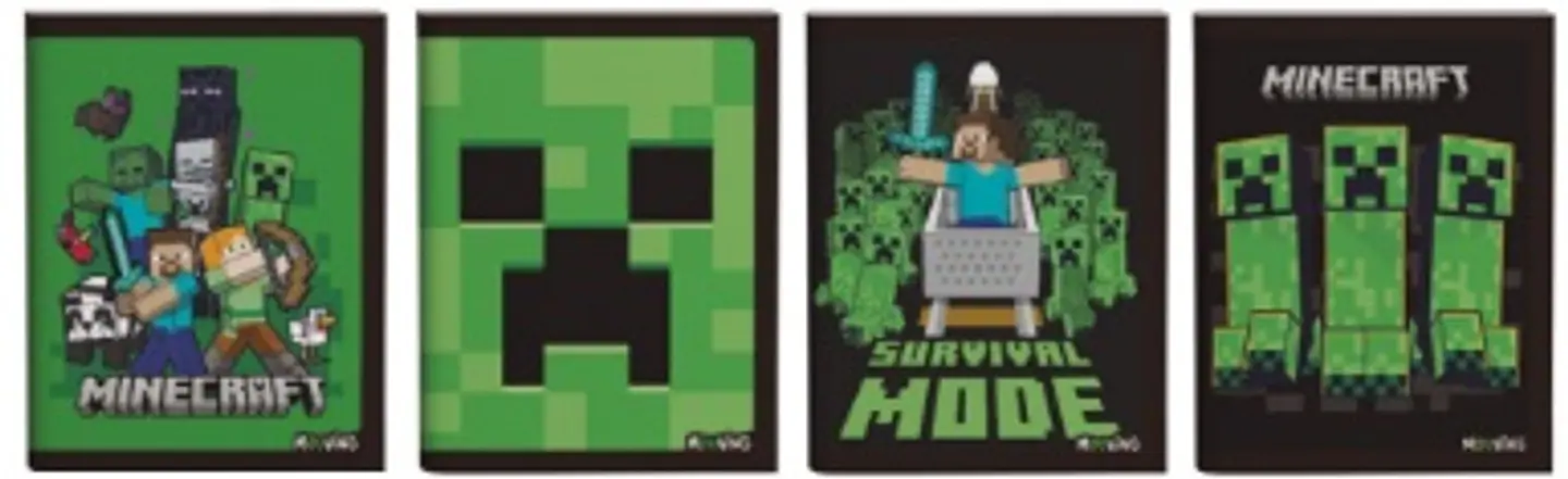 Cuaderno Mooving T/f 16x21 Minecraft X48h = (1202248) 1