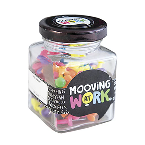 Chinche Mooving Push Pin Fluo Frasco Vidrio (2030103mu)