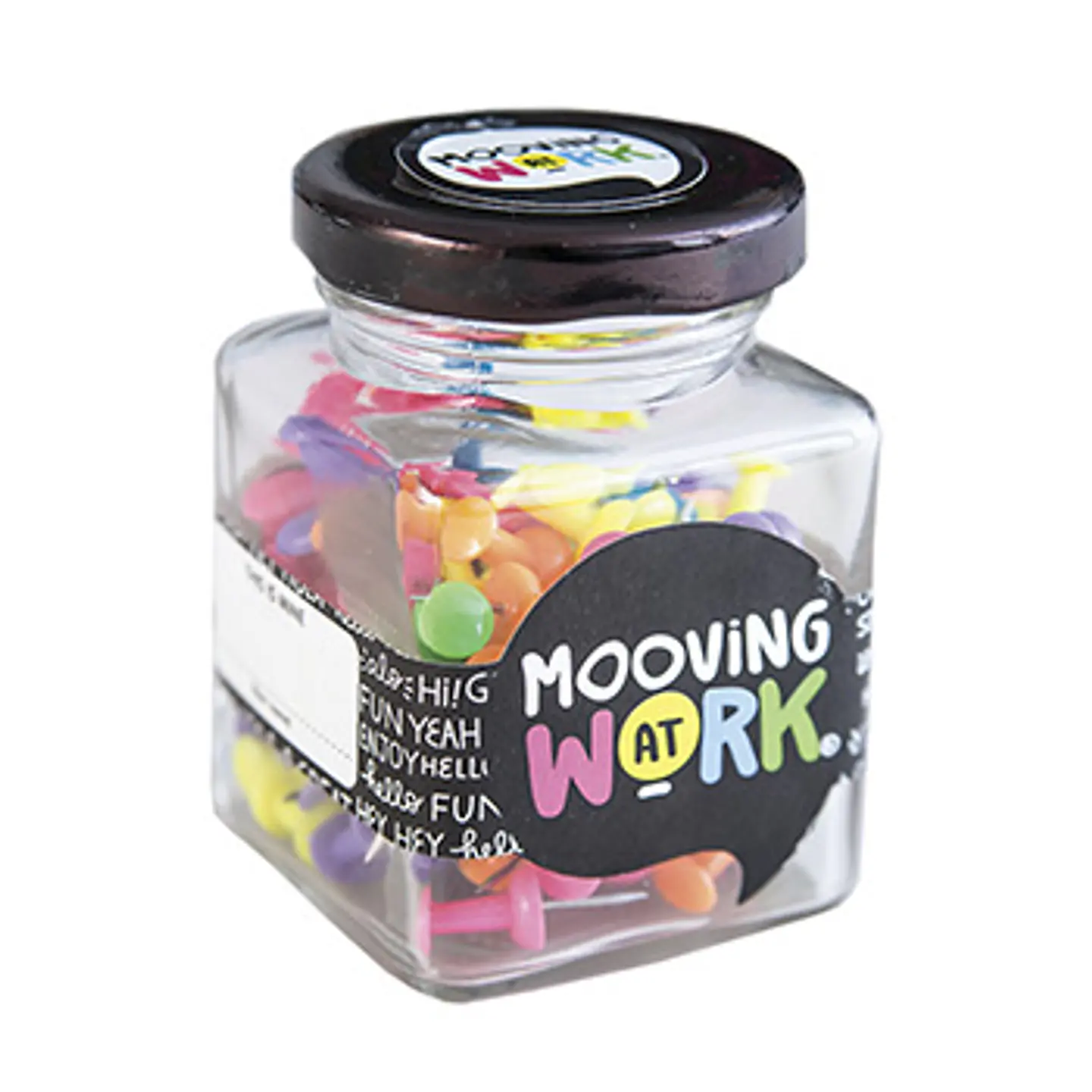 Chinche Mooving Push Pin Fluo Frasco Vidrio (2030103mu) 1
