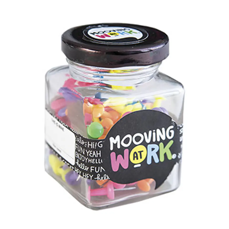Chinche Mooving Push Pin Fluo Frasco Vidrio (2030103mu) 1