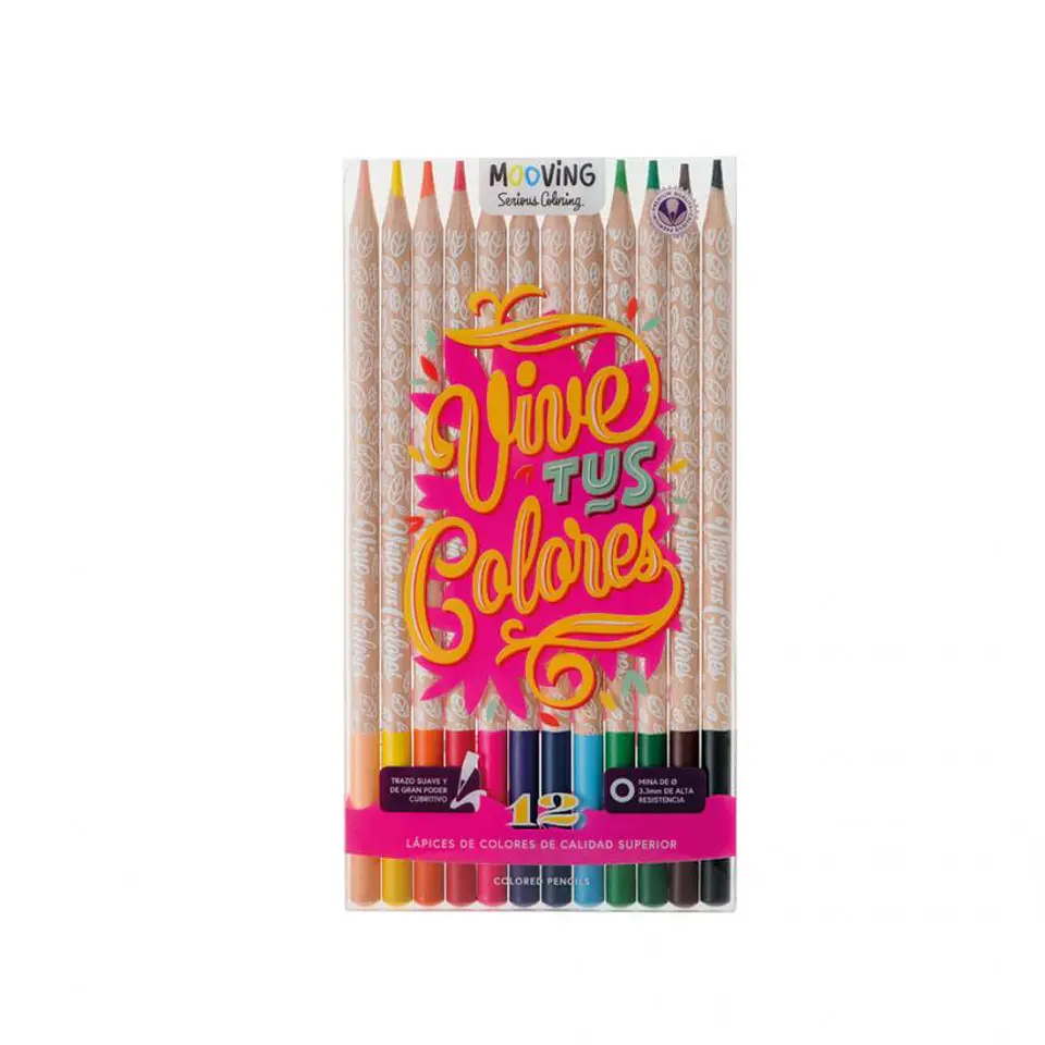 Lapiz Color Mooving X12u. Largos (3011012) 1