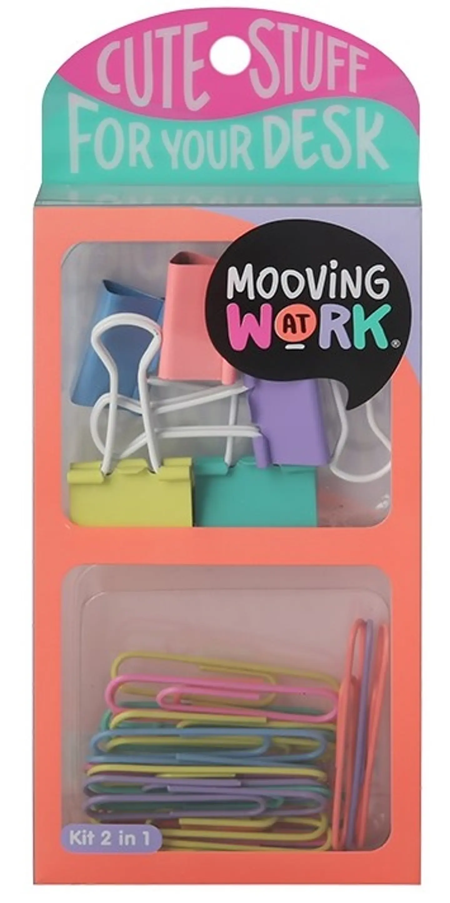 Kit Mooving 2 En 1 Maw Mania Orange Clips-binder (2112060201) 1