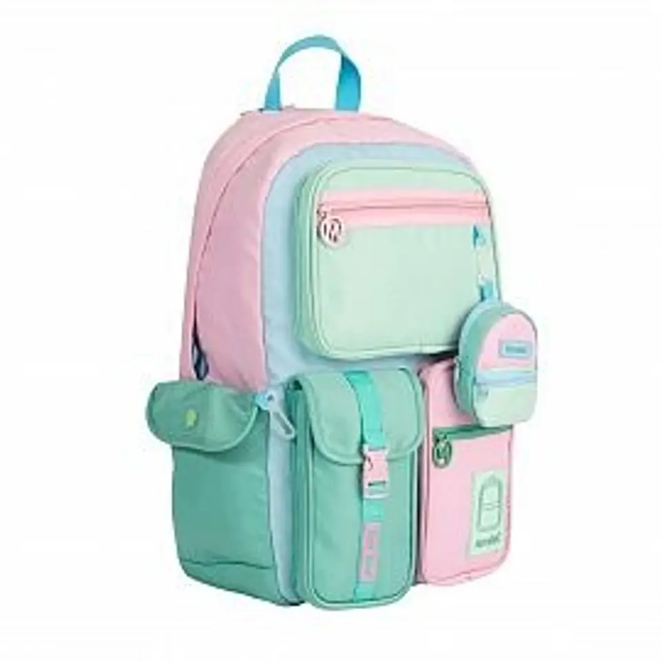 Mochila Mooving Pastel Espalda 18