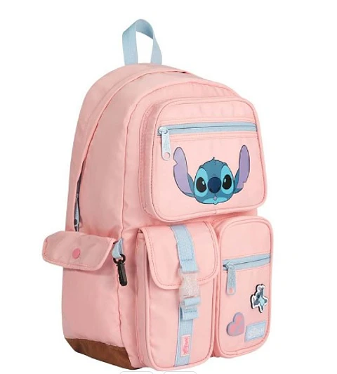 Mochila Mooving Stitch Pink Espalda 18" (1629326)