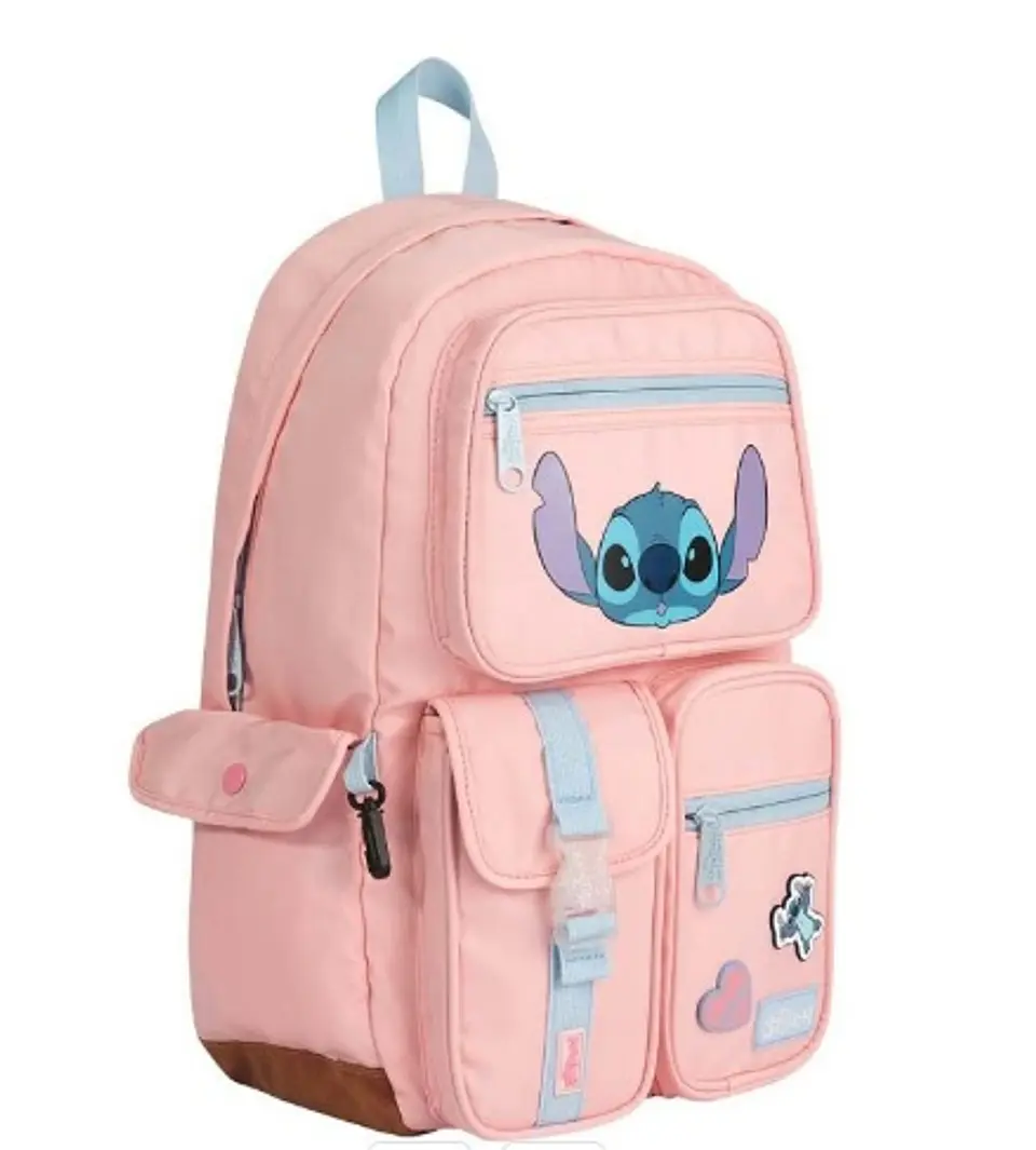 Mochila Mooving Stitch Pink Espalda 18