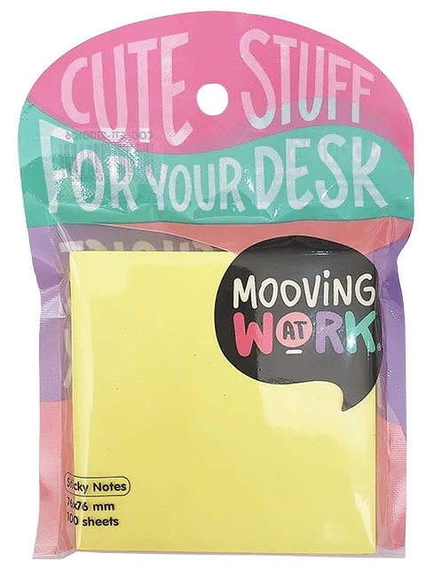 Notas Adhesivas Mooving Maw Mania 76x76x100 Neon (2112100106)