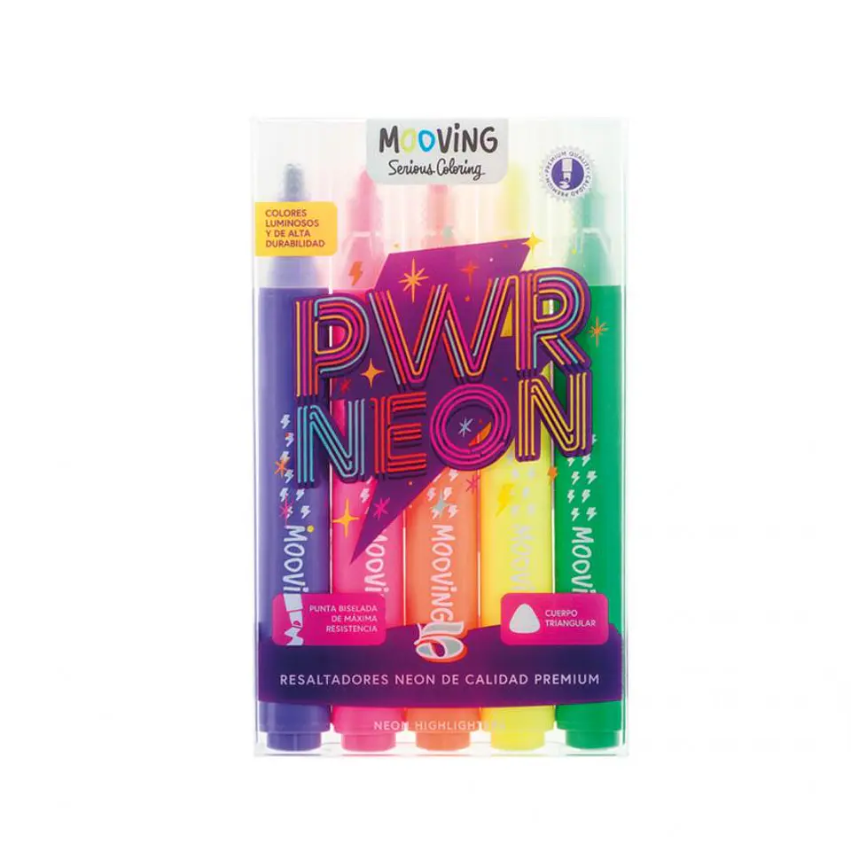Resaltador Mooving Fluo X 5u. (3051205) 1