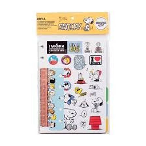 Set Repuesto P/cuaderno Mooving Loops Snoopy A5 (1724134)