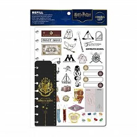 Set Repuestos P/cuaderno Mooving Loops Harry Potter Carta Rayado (1714222)