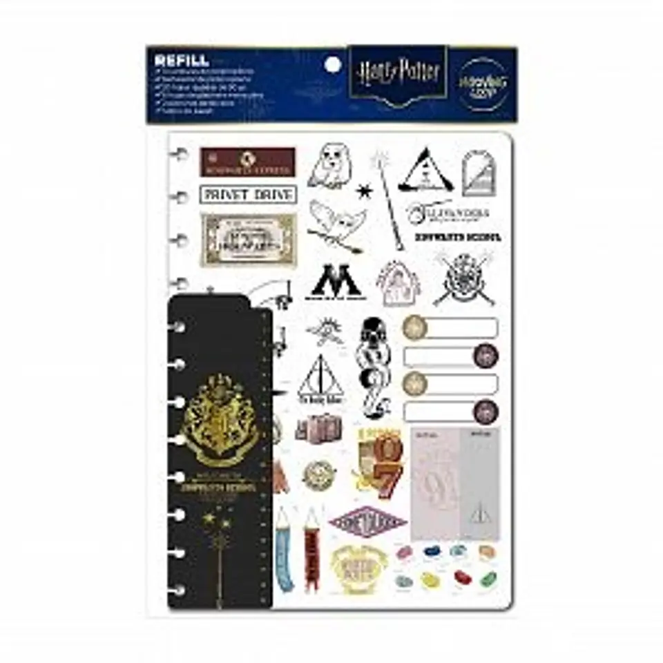Set Repuestos P/cuaderno Mooving Loops Harry Potter Carta Rayado (1714222) 1