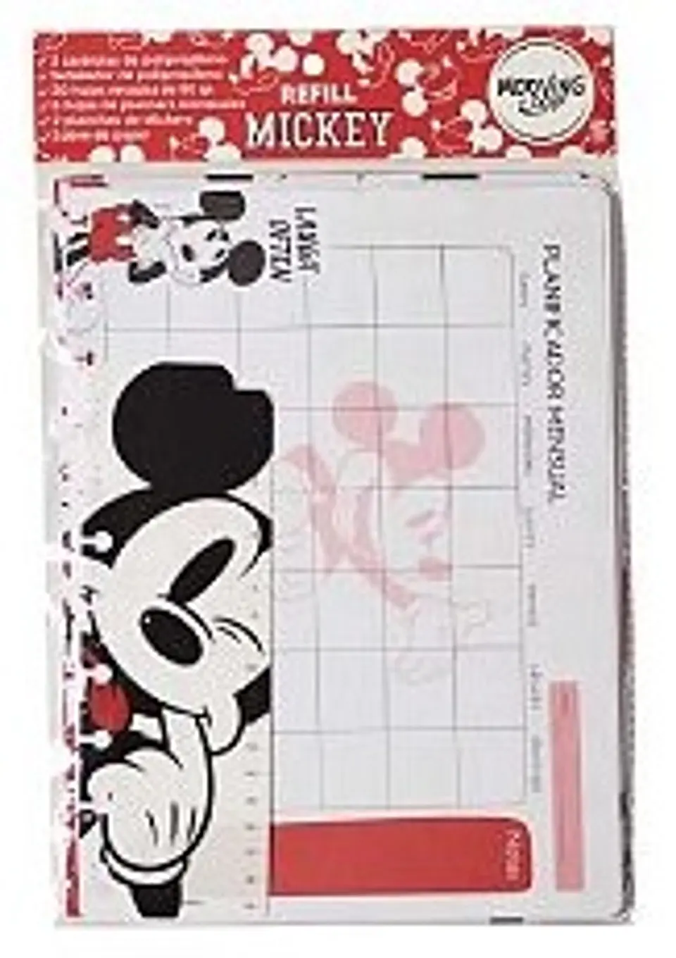Set Repuestos P/cuaderno Mooving Loops Mickey Carta Rayado (1714121) 1