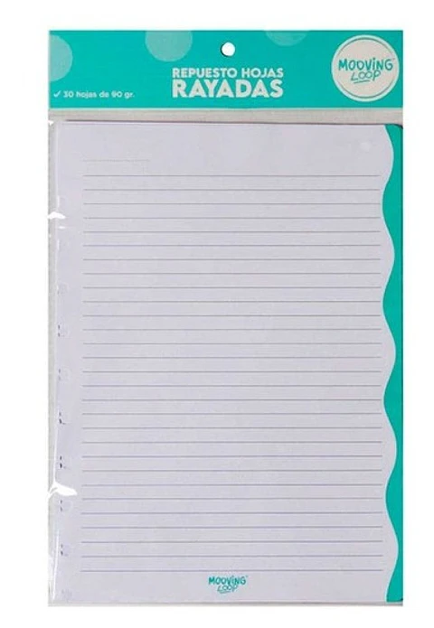 Set Repuesto P/cuaderno Mooving Loops X30 Hjs A5 (1722011)