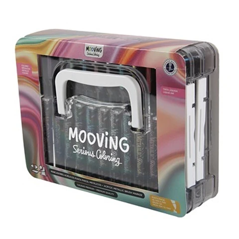 Marcadores Mooving Coloring Acrilicos Metalicos X24u (3121324)