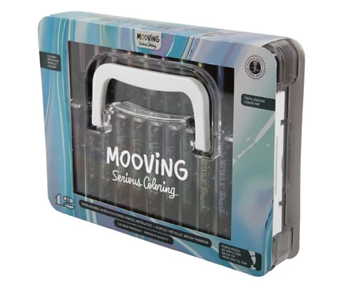 Marcadores Mooving Coloring Acrilicos Metalicos X12u (3121312)