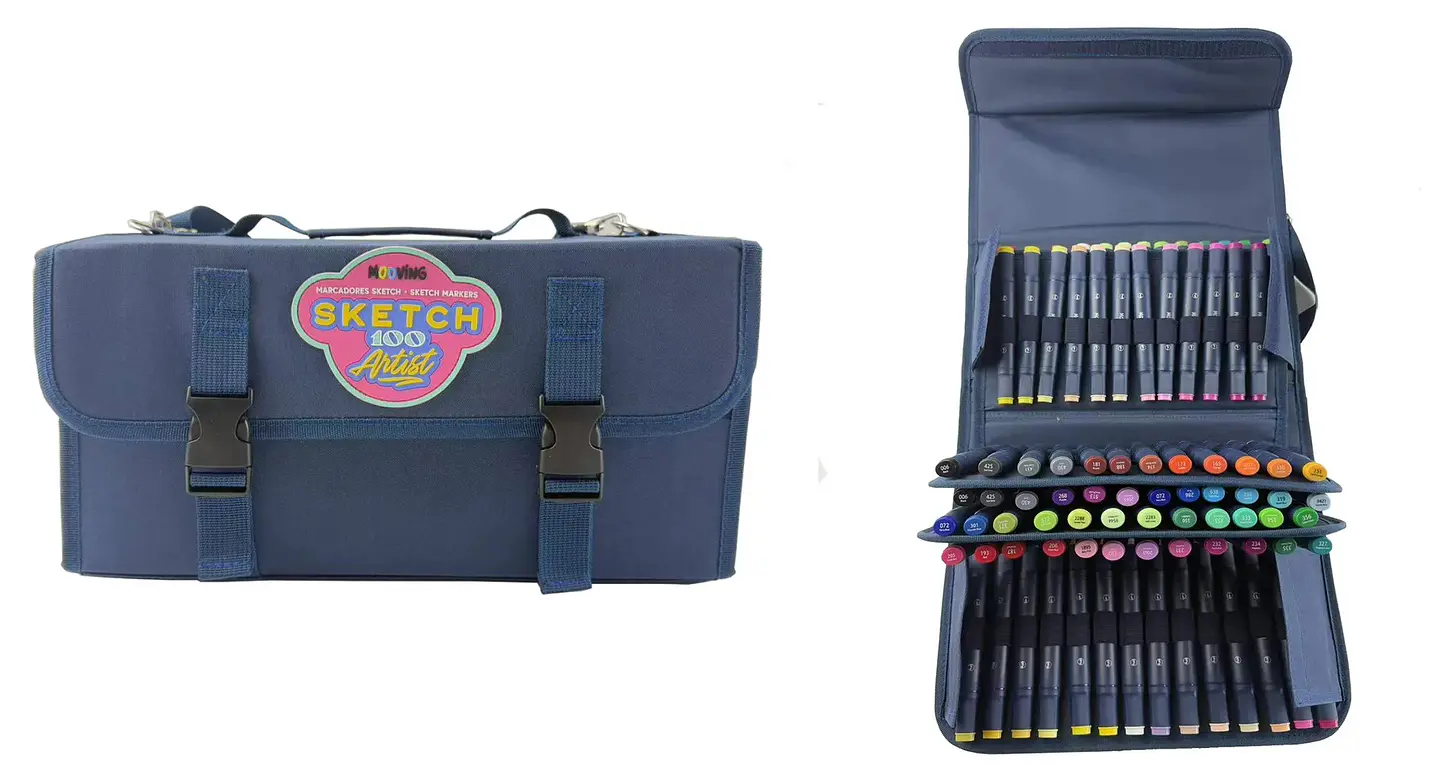 Marcadores Coloring Sketch Mooving X100u Doble Punta (3022200) 1