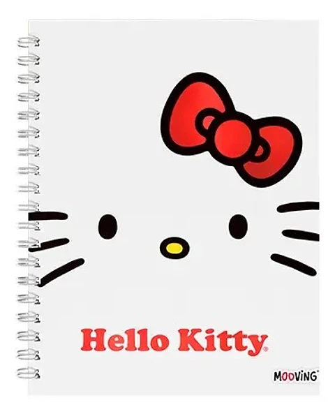 Cuaderno Mooving Premium 1/2 Oficio Hello Kitty 96h Rayado (1231165)