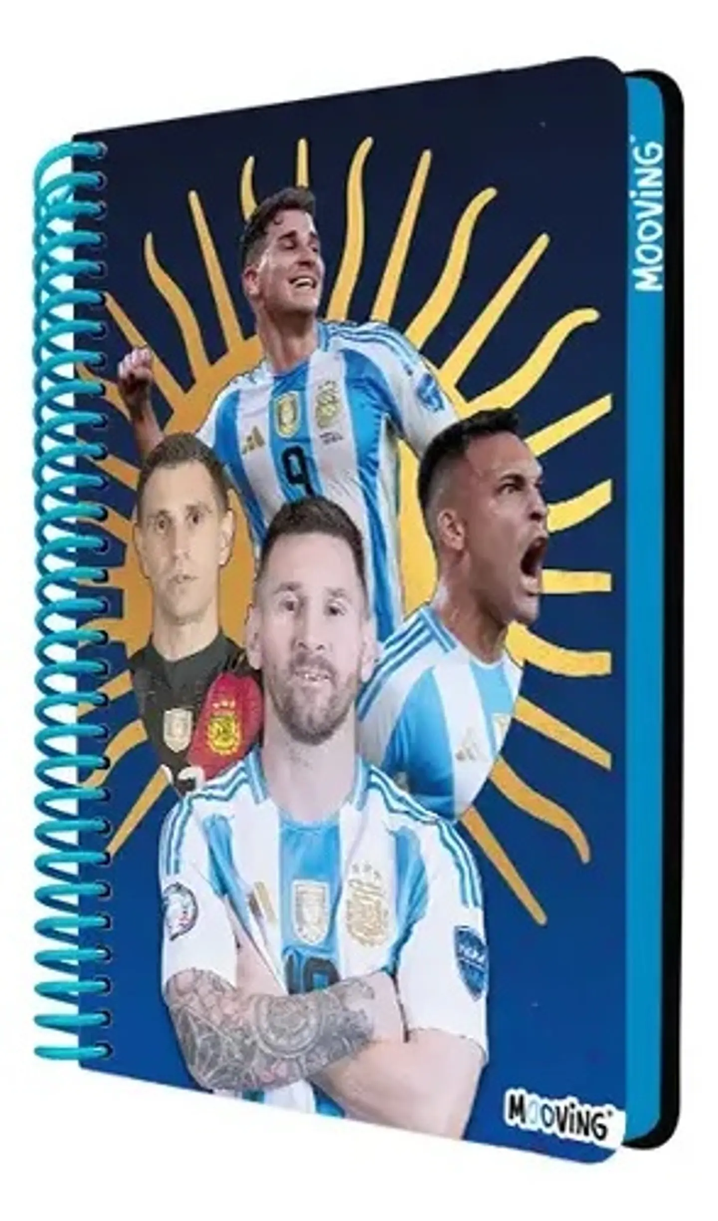 Cuaderno Mooving Premium 22x29 X96h Afa T/dura Rayado (1230229) 1