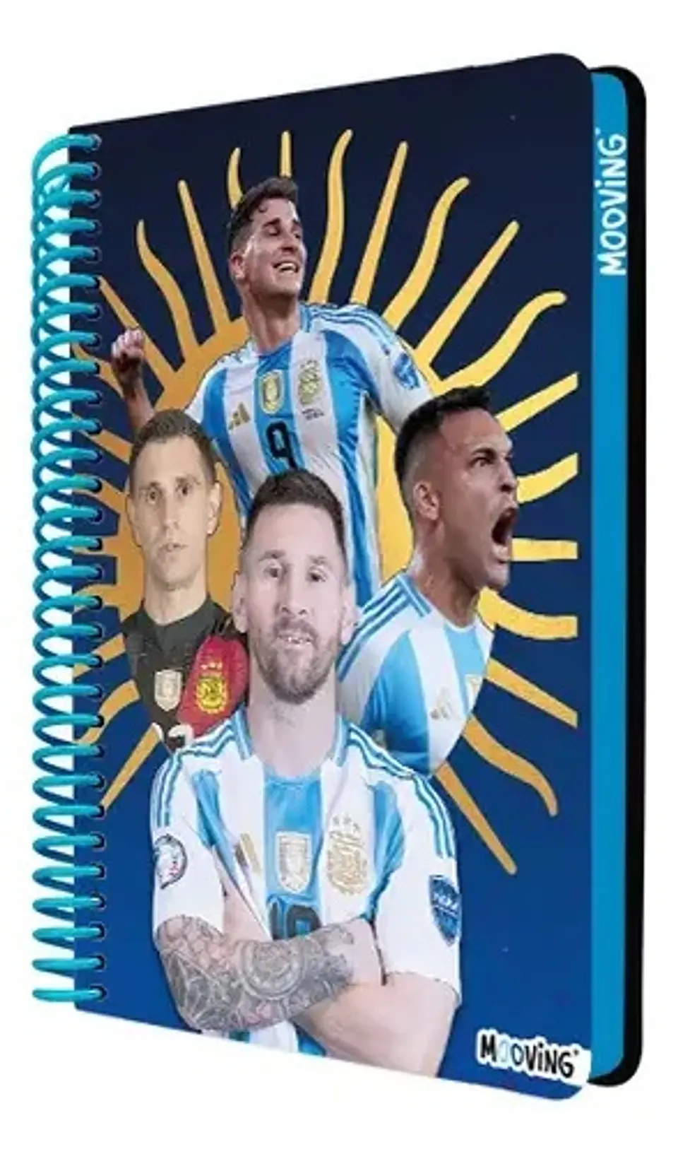 Cuaderno Mooving Premium 22x29 X96h Afa T/dura Rayado (1230229) 1