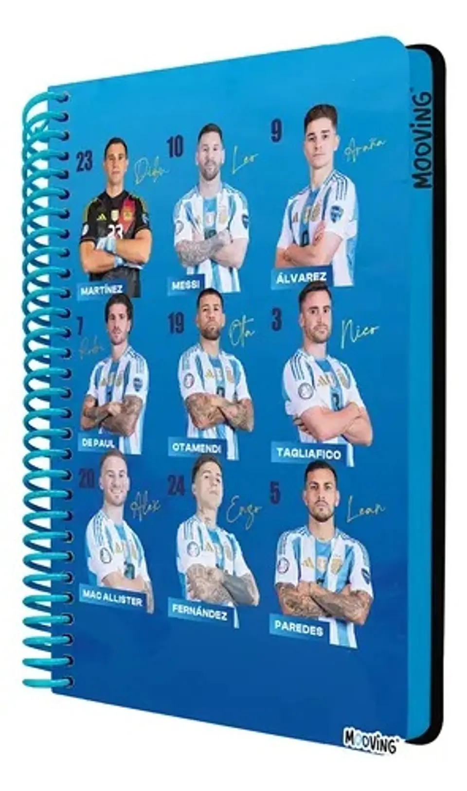 Cuaderno Mooving Premium Afa SelecciÓn Argentina 96h Rayado (1232229) 1