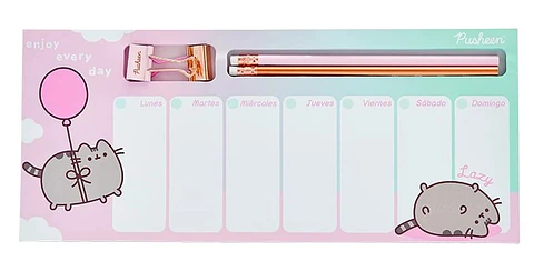 Planner Mooving Maw Pusheen Semanal + Accesorios (2072120401)
