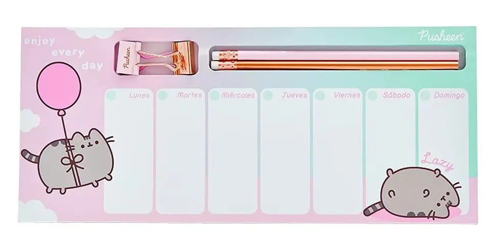 Planner Mooving Maw Pusheen Semanal + Accesorios (2072120401) 1