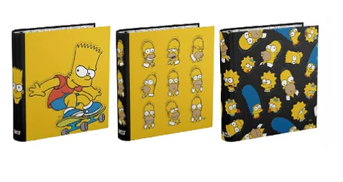 Carpeta Mooving Escolar 3x40 Los Simpsons (1001196)