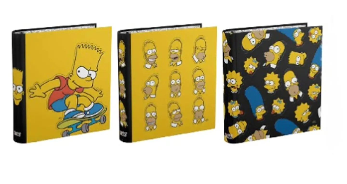 Carpeta Mooving Escolar 3x40 Los Simpsons (1001196) 1
