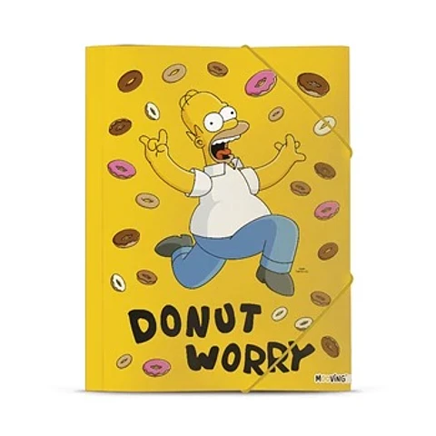 Carpeta Mooving Oficio 3 Solapas Simpsons (1005196)