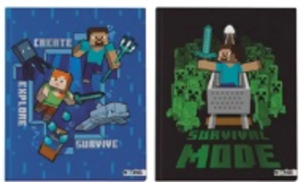 Cuaderno Mooving Minecraft  19.5x24 T/dura 48h = (1224248) 1