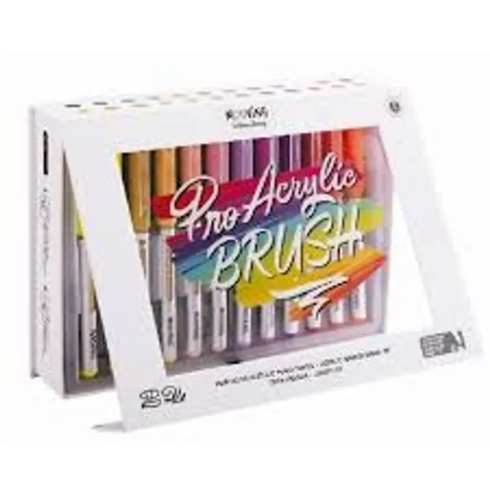 Marcadores Mooving Pro Acrylic Brush X24u (3032124) 1