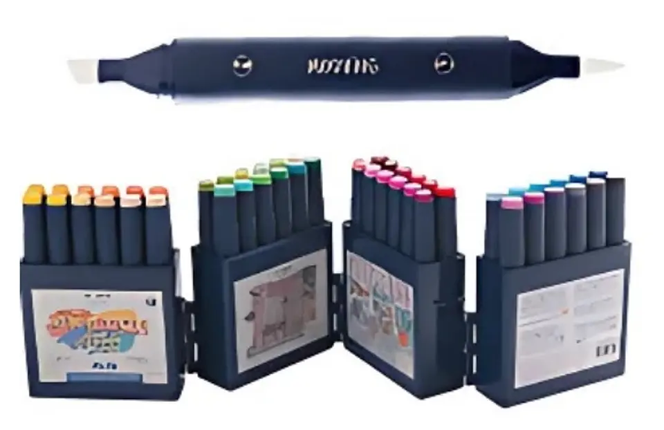 Marcador Mooving Doble Punta Sketch Artist X48 Colores (3022248) 1