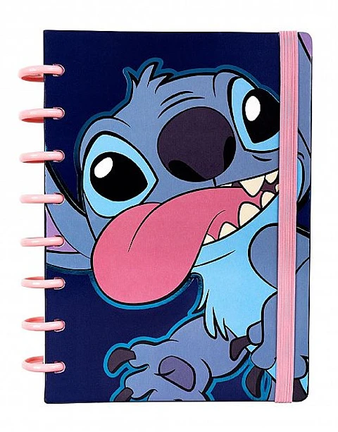 Cuaderno Mooving Loops Stitch A5 80h Rayado (1721244)