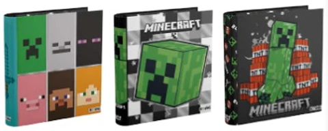 Carpeta Mooving Escolar 3x40 Minecraft (1001248)