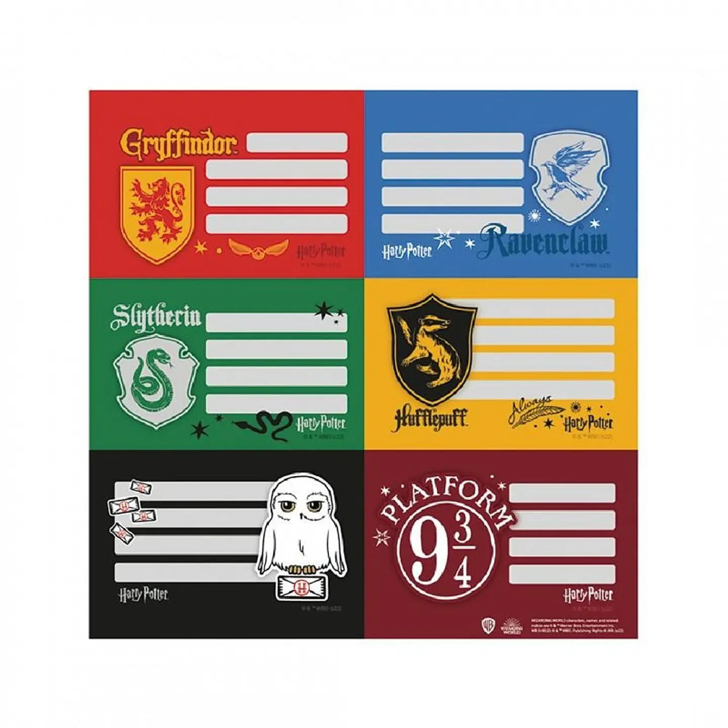 Etiquetas Mooving Escolar Harry Potter(1301222) 1