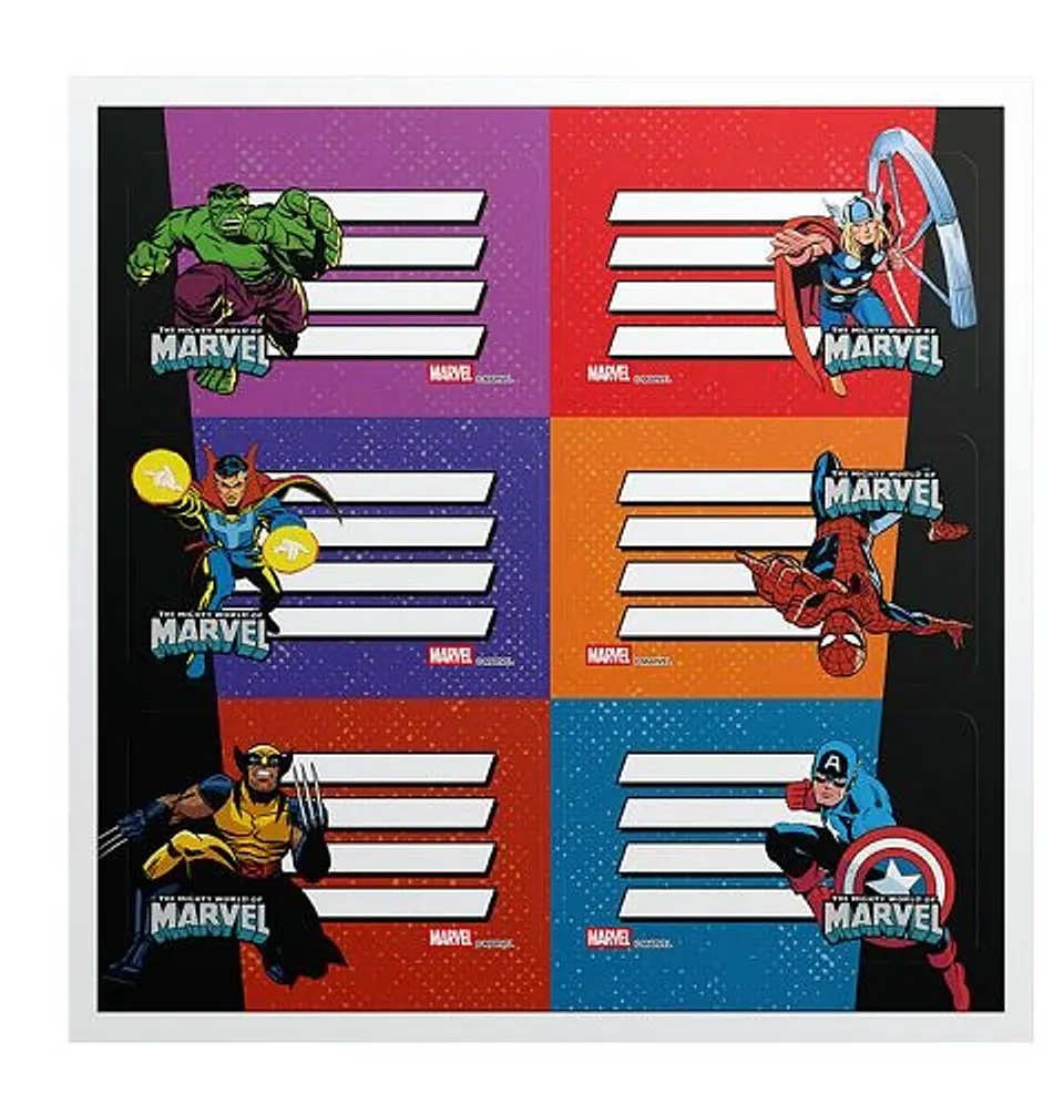 Etiquetas Mooving Escolar Marvel(1301208) 1