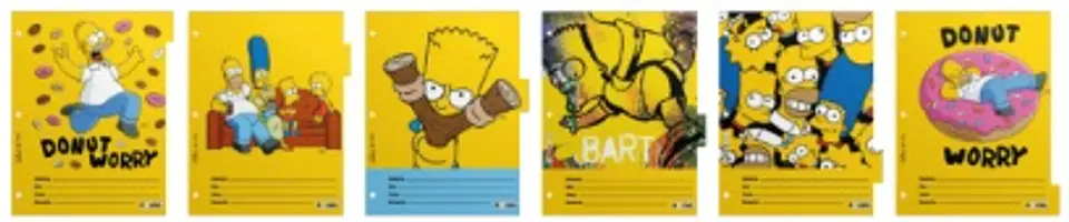 Separadores Mooving Escolar Simpsons (1101196) 1