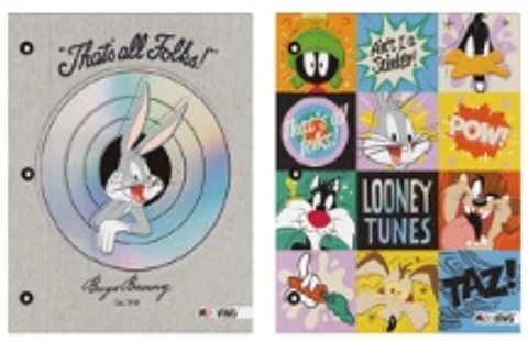 Carpeta Mooving N°3 C/cordon Looney Tunes (1003231)