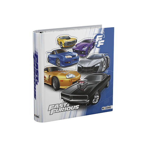 Carpeta Mooving Escolar 3x40 Rapidos Y Furiosos (1001262)