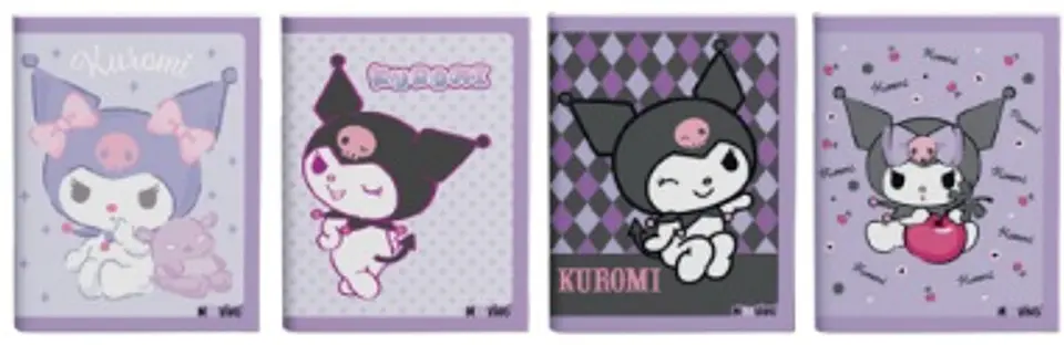 Cuaderno Mooving T/f Kuromi 16x21 X48h = (1202255) 1